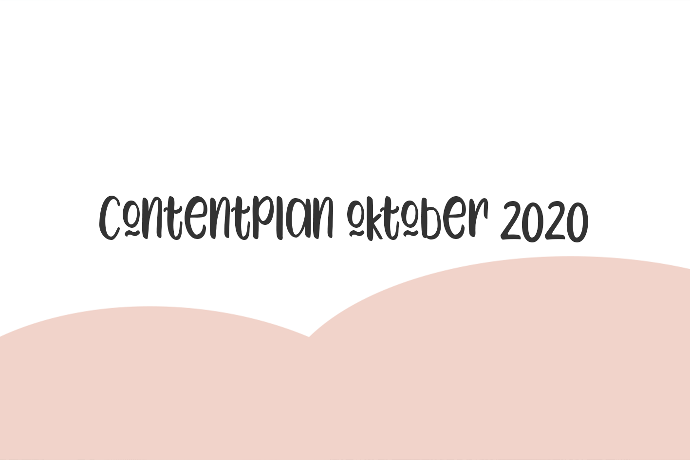 contentplan oktober 2020