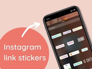 Instagram link stickers